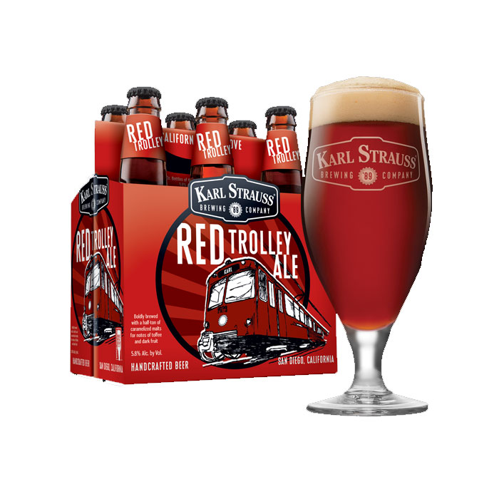 Karl Straus Red Trolley 6 Pack