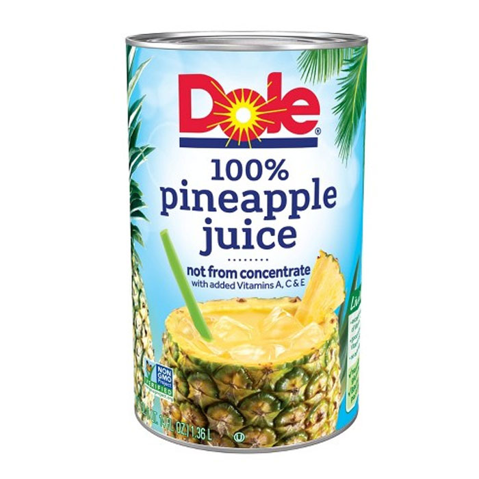 Dole Pineapple Juice Single 46 oz
