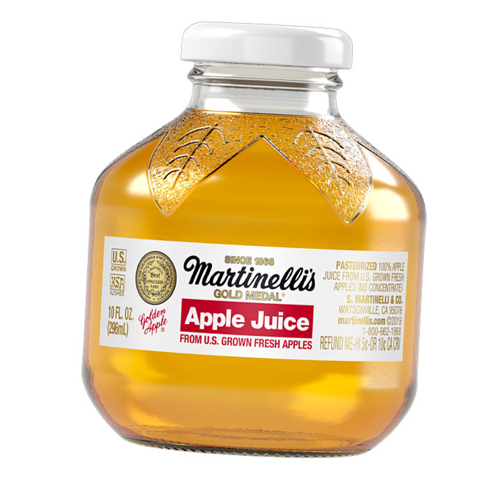 Martinelli Apple Juice Single 10 oz