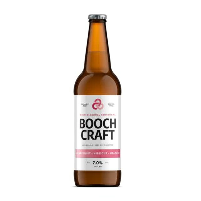 BoochCraft Grapefruit Hibuscus Single 22 oz