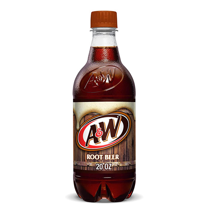 A&W Root Beer Single 20 oz Bottle