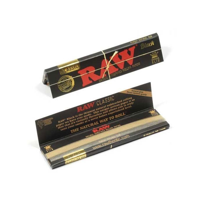 Raw Black King Slim Single