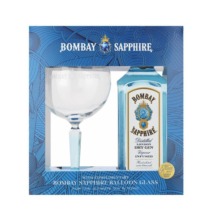 Bombay Sapphire Gin Gift Box 750 ml