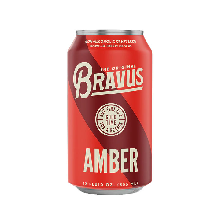 Bravus Non Alcoholic Amber Ale Single