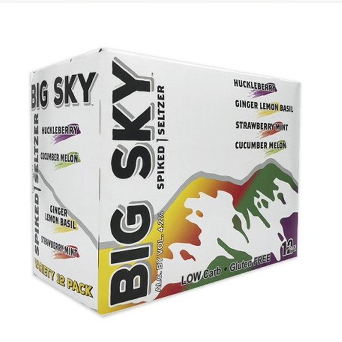 Big Sky Spiked Seltzer Variety 12 Pack